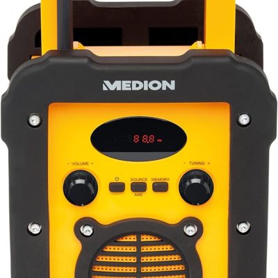 Medion E66266 MD84527 Baustellenradio (PLL UKW Radio, Bluetooth)