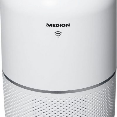 MEDION MD19878 Luftreiniger Touch LED HEPA-Filter 35W 34m² 52dB Gebläsestufen 3